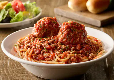 Lunch Spaghetti and Meatballs