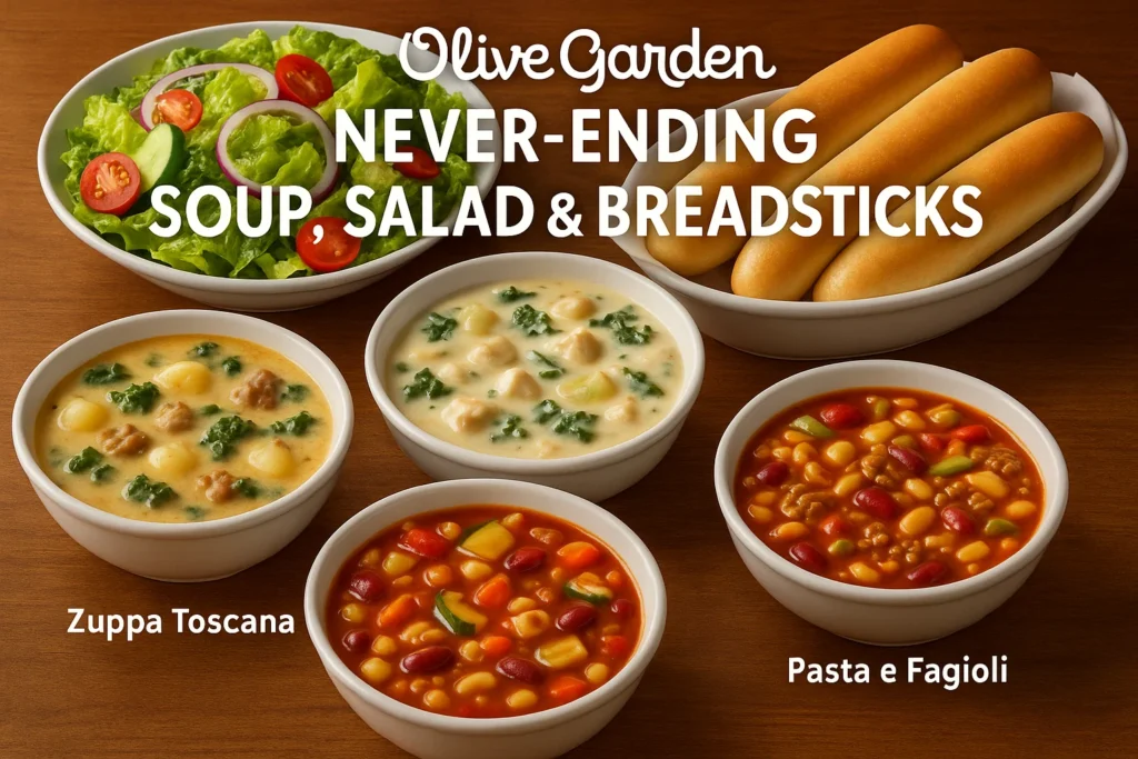 Olive Garden salad and breadsticks deal remains a customer favorite